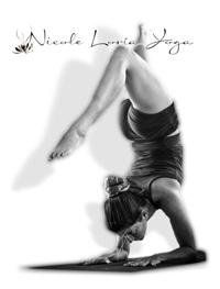 Nicole Loria doing hatha yoga