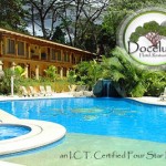 Beautiful swimming pool at docelunas